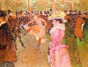  Henri  Toulouse-Lautrec, Training of the New Girls by Valentin at the Moulin Rouge